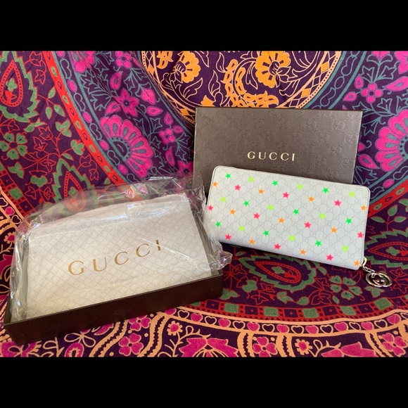 gucci star wallet